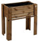 Giardiniera Fioriera rialzata da esterno in legno GardenBox color castagno 81 x 44 x 80 cm
