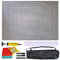 Puzzlematte für Puzzles,Jigsaw Rolls,mit bis 1500 2000 3000 Puzzle Teile Puzzle Pad Puzzleunterlage Puzzle Rollmatte,praktisches Zubehör zur Aufbewahrung von Puzzles (Grau, für 3000PCS)