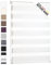 Blumtal Doppelrollo 100 x 155-195cm - Klemmfix Rollo, Rollos für Fenster ohne Bohren, Klemmrollo für Fenster & Türen, Seitenzugrollo, Weiß
