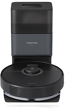 Roborock Q7 Max Plus Robot Aspirapolvere Lavapavimenti con Stazione, 4200 Pa, Navigazione LIDAR, Raccolta Automatica della Polvere, Controllo Vocale/APP