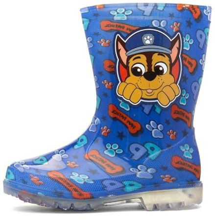 PAW PATROL Stivali di gomma per ragazzi/Stivali Wellington, Blu, 27 EU
