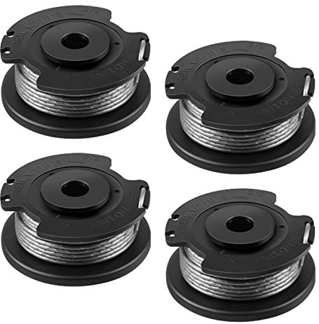FUSHUI 4 Pack Strimmer Spool,Autofeed Nylon Spools,Strimmer LineΦ1.65mm 16 ft,Compatible with Bosch Easygrasscut23, 18, 26, 18-260, 18-26 ART 23/26 SLGrass Trimmer