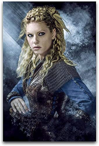 BLIJR Holz Puzzle 1000 Teile Vikings Lagertha Puzzles für Erwachsene und Kinder anspruchsvoll 1000 Piece 29.5x19.6inch(75x50cm) Kein Rahmen