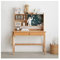 Computertisch Multifunktionale Arbeitszimmer Schreibtisch Home Office Schreibtisch mit Aufbewahrungsbuchshirl und Blackboard 41 Modern einfacher Schreibuntersuchungsschalter mit Haken Schreibtisch