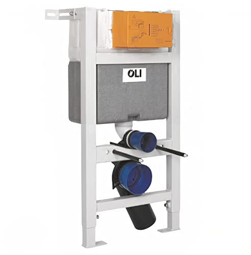 OLI Mechanic Expert Plus Adjustable Height Wall Hung Toilet Frame with Dual Flush Concealed Cistern