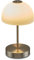 KHG LED-Tischleuchte, mit Touchdimmer, 1-flammig, aus Metall/Glas, Farbtemperatur 3.000 K, 420 lm Lichtleistung, 5 W Gesamtleistung, ideal für Wohnzimmer, Schlafzimmer, Küche und Büro, Höhe:25 cm