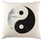 Urban Backwoods Yin Yang Vintage Logo Sign Kissen Dekokissen