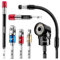 Red Tools Adapter Set 7 teilig mit Steckschlüssel adapter - biegsamer Welle - Schnellwechsel Bithalter - Winkelgetriebe 105° - universell kombinier- & einsetzbar