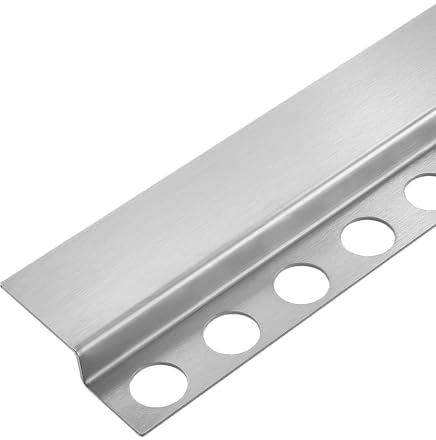 Balneo Edelstahl Gefälleprofil Keil-Profil Duschleiste Edelstahl zuschneidbar für die Duschkabine, frontal 130 cm chrom, Kantenhöhe 30 mm Gefällekeil