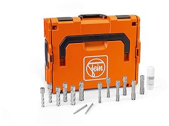 Fein Gewindebohrer FABRICATOR M12 TAPPING-SET 3/4 IN WELDON (Zubehör für Kernbohrgeräte, für Durchgangs-/Grundlöcher, für Metallbau, inkl. Schnellwechselfutter + Zubehör) 33901680400