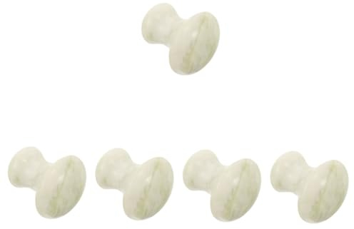 MAGICLULU 5St Massagegerät mit Pilzsteinen thehomeuse massagegurt Gesichtsmassagestein Deutschland Werkzeug Massagesteine Pilzmassagestein gemütlich weiße Blumen Zubehör Fräulein Jade