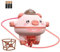 Amagogo Seiltanz-Tumbler-Einrad-Spielzeug, rotierendes Auto-Spielzeug, Erkennungs-Lernspiel, Anti-Balance-Roboter für Jungen und Mädchen, rosa, kein Laden