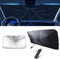 Parasol Parabrisas Delantero para Coche para BMW E36 E46 E90 F30 G20 E92 GT Convertible, Parasol Plegable de Coche, Paraguas Luna Delantera, Anti UV Rayos