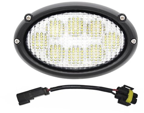 Hooma Led Scheinwerfer 12V 24V Traktor Oval 6000K 3200LM Wasserdicht IP68 Kompatibel mit Massey Ferguson/Challenger/Fendt 5610 5611 5612 7480 7485 7490 7495