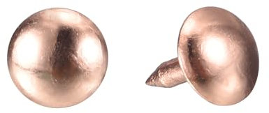 sourcing map Upholstery Tacks Nail Pins Furniture, 150Pcs 6x8mm Thumb Tack Pins Assortment Kit Carbon Steel for Home Sofa DIY Decorative Nail Heads Nails, Rose Gold