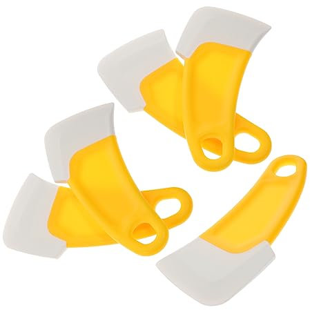 MAGICLULU 5 Pièces grattoir à casserole kitchen gadgets outils de cuisine outils cuisine nettoyant wok multifonction grattoir à bol nettoyeur de wok pratique grattoir pour wok Gel de silice