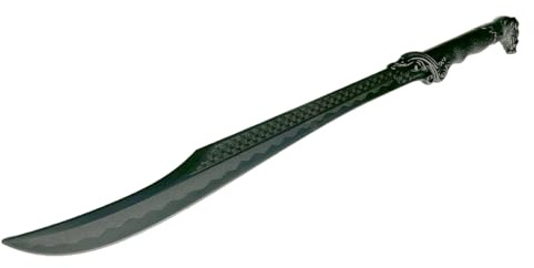 Martial Arts Black Polypropylene Movie Cosplay Loki Sylvie Sword - 28.3 - NEW