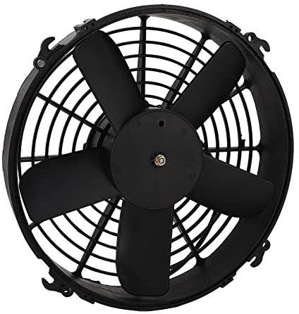 Disipación de Calor Mejorada 24V 160W Five Ventilador de Radiador de Aire Acondicionado, Ventilador de Enfriamiento Eléctrico del Condensador, Ideal para la Instalación en áreas