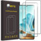 WFTE [Lot de 2 Verre Trempé pour Motorola Moto Edge 60 Fusion/Edge 60 / Edge 60s / 60 Pro, 3D Couverture Complète Film de Protection D'écran avec Haute Transparence à 99%(Noir)