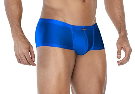 CUT4MEN Dessous Königs Blauer Hipster Brief Männer Slip Blickdicht knapp geschnitten Herren Underpants