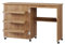 Vicco Nähtisch Carmen, Eiche, 118 x 77.5 cm mit 3 Regalfächer