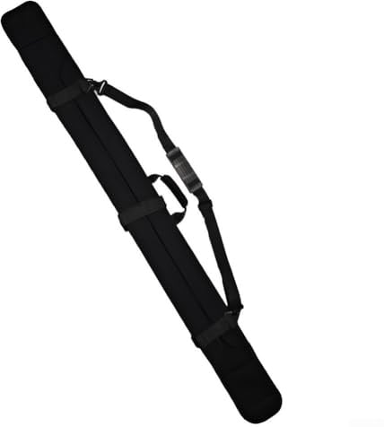 Elastische Skisack für zwei Skier mit wasserdichtem Stoff, gepolstertem Schultergurt und Kantenschutz für Schutz während der Reise und Lagerung (150 cm)