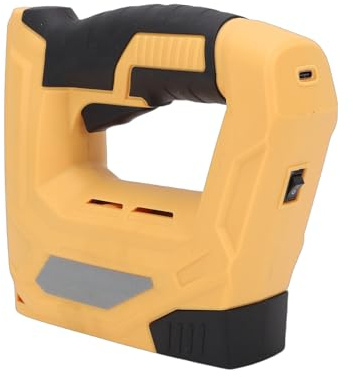 Luocute Electric Staple Guns, 2 in 1 Cordless Brad Nailer and Stapler Kit with 2000 Staples and 1000 Brad Nails, 4.2V Lithium Ion Rechargeable Nail Guns for (2000mAh Electric Staple Gun (with