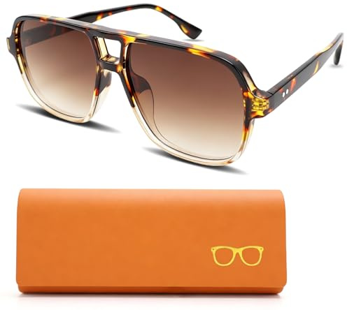 Raxfekro Sonnenbrille für Damen mit rosa Farbverlauf