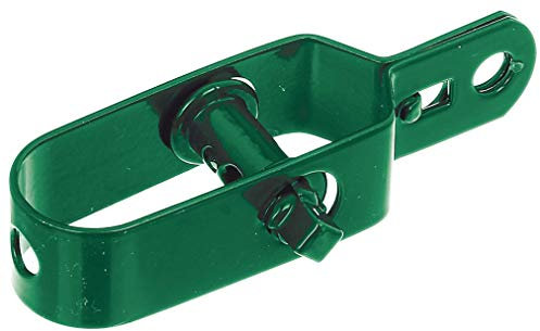 Alberts 854393 Drahtspanner | verzinkt, grün kunststoffbeschichtet | Größe 2 | Länge 100 mm | 100er Set