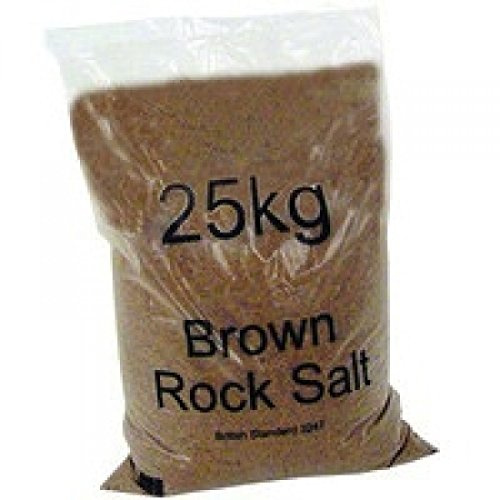 Brown Rock Salt 25Kg Pallet of 40