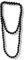 Budawi® schwarze Obsidian Kette Halskette Kugel 8 mm Perlenkette Länge 80 cm endlos
