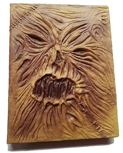 Necronomicon Buch Requisite Horror Film Wicca Zauberbuch Grimoire Lovecraft Cthulu Leder Latex Halloween Hocus Pocus Buch der Zaubersprüche Dekoration Kostüm Notizbuch Journal (36 Seiten dann blanko)