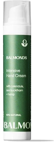 Balmonds Intensive Hand Cream 100ml - Hand Moisturiser for Dry or Sensitive Skin, Effective Natural Unscented Emollient for Hands