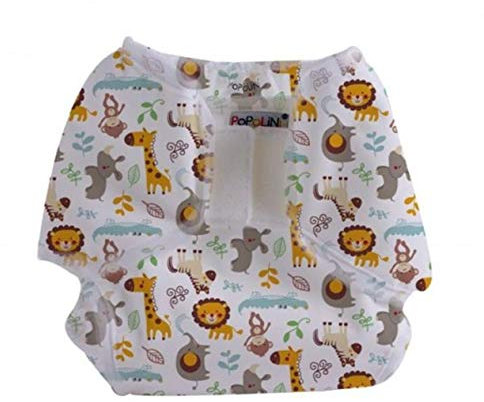 Popolini PopoWrap atmungsaktive Überhose mit Klettverschluss und Auslaufschutz (L - 9-15 kg, 1 Stück)