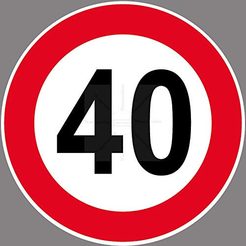 25cm! Aufkleber-Folie Wetterfest Made IN Germany LKW Bus Van LZ Kmh-110 S17 Achtung zulässige Höchstgeschwindigkeit Auto-Vinyl-Sticker Decal Profi Qualität