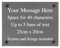 Personalised Large Natural Slate Plaque Sign with wall fixings - 25x20cm - Garden, Shed, House, Yard sign