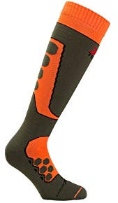 X Tech Calze Raptor Sport Design Colore Verde-Arancio Fluo Taglia 43-46