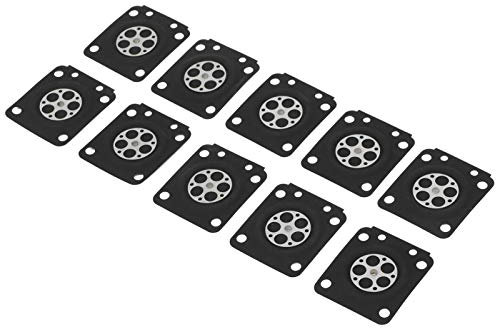 Cikonielf Guarnizione della Membrana del carburatore della Motosega Set Adatta per Parti del carburatore della Motosega ZAMA180 10 Pezzi/Set