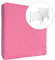 Jersey 100% Baumwolle Spannbettlaken für 130x80 cm Ausziehbare Kleinkind Baby Kinderbett Bett Matratze (Pink)
