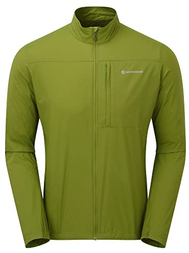 Montane Veste coupe-vent Featherlite pour homme, Vert aulne., XS
