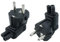 RIIEYOCA 90 Grad Schuko-Stecker auf IEC C5 Adapter, IEC320 C5 Buchse auf Europäischen Stecker CEE 7/7 Stecker Adapter für Laptop oder C5 Kabel Geräte - Schwarz (2 Pack)