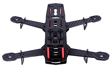 Quadcopter Frame FPV Frame Quadcopter Frame, 2Types 250MM Carbon Fiber FPV Aircraft Drone Frame Kit FPV Frame for Drone QAV250 Quadcopters & Multirotors (Kohlefaser)