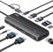 USB C Docking Station Dual Monitor for macOS MST Extended Display and Windows, 10 in 1 Laptop Docking Station Dual HDMI with USB C/A 3.0, PD 100W, Ethernet, Audio Mic for M1 M2 MacBook Pro/Air/Dell