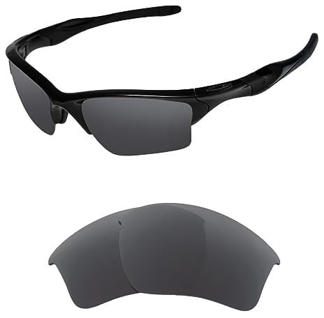 HiCycle2 Verres de rechange polarisés pour lunettes de soleil Oakley Half Jacket 2.0 XL OO9154 - Plusieurs options, titane