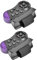 TAMOSH Mando a distancia inalámbrico universal para volante de coche, 11 botones, para reproductor de CD, DVD, MP5, 2 unidades