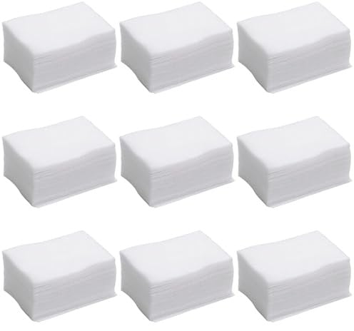 1800pcs Lint Free Wipes For Nails Nail Prep And Wipe Nail Wipes Lint Free Wipes Nail Wipes For Gel Polish Nail Polish Remover Pads Remover Wipes Meltblown For Face, Eyelash, Nail, Lip