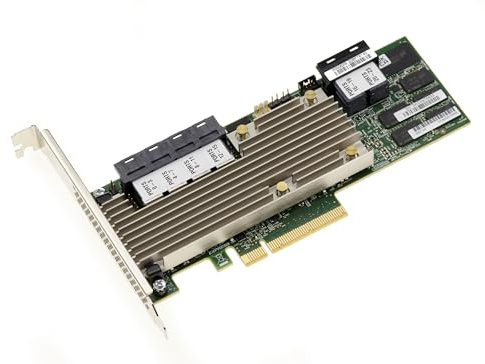 KALEA-INFORMATIQUE PCIe 3.0 SAS SATA 12GB 24 Ports Controller-Karte mit Raid 0 1 5 6 10 50 60 - Original LSI 9361-24i ref 03-50022-05006.