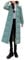 KOG Winterjacke Damen Wintermantel Mode Daunenjacken Baumwolle Fahrradmantel Jacken Kleidung Frau übergangsjacke Amazon Gutschein Warmes Hemdjacke Basic Softshellmantel Prime Grün XL