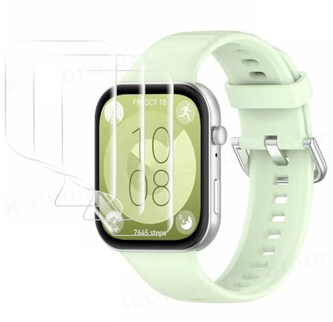 Stejnhge [5 Pack] Protector Pantalla para Huawei Watch Fit 3, [NO Vidrio] Película de hidrogel TPU, Película Protectora Suave