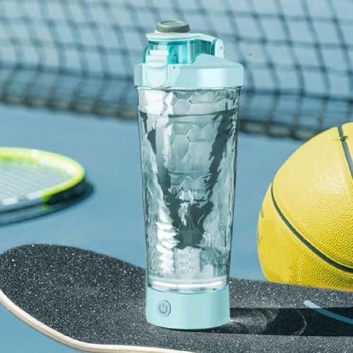 Premium Electric Protein Shaker Bottle, BPA Free, 700ml Portable Blende r Bottle, USB Rechargeable Shaker Cups for Protein Shakes, Gym Accessories for Men Women